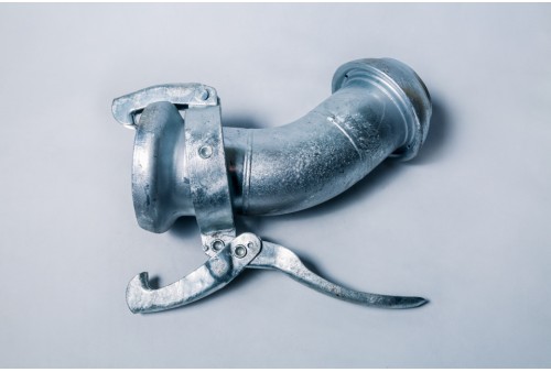 2" (50) Bocht 30º met M en V-deel type Perrot gegalvaniseerd